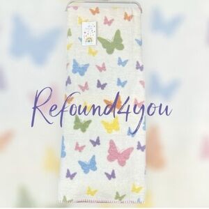 Docofil - ‘Colorful Butterflies’ Luxury throw. 51” x 67”. NWT. Last One! Firm!